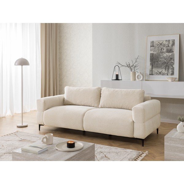 Krēmkrāsas dīvāns 217 cm Helio – Ropez-image-2