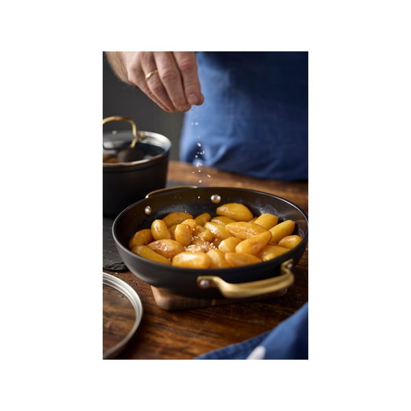 Alumīnija katls ar vāku un nelīpošo pārklājumu piemērots indukcijas plītij 2,6 l – Holm-image-4