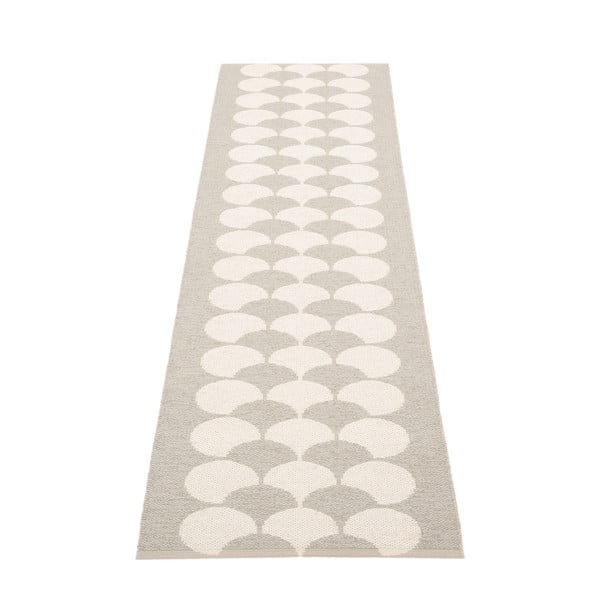 Krēmkrāsas iekštelpu un āra celiņa paklājs 70x250 cm Poppy Linen – Pappelina