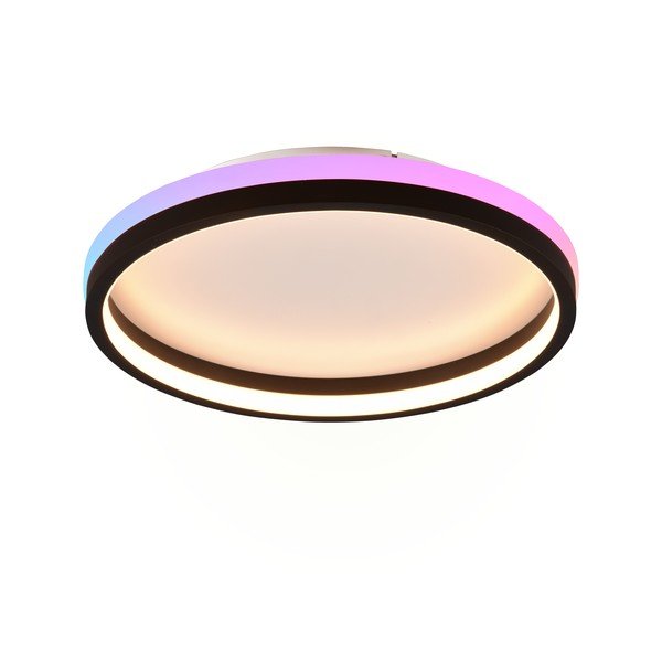 Matēti melna LED griestu lampa ar tālvadību ø 39 cm Hiko – Reality-image-2