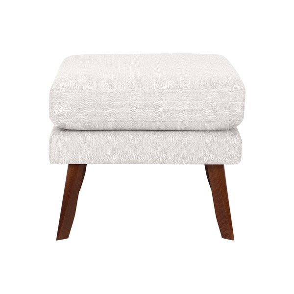 Krēmkrāsas un balta taburete Mazzini Sofas Elena-image-1