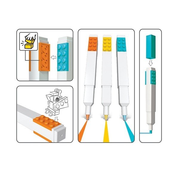 3 marķieru komplekts LEGO® -image-3