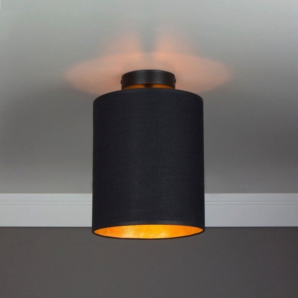 Melna griestu lampa ar zelta detaļām Sotto Luce MIKA Elementary XS PLUS CP-image-1