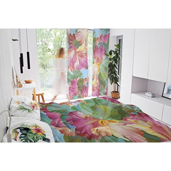 Aizkars no kokvilnas satīna 110x250 cm Vibrant Colours – Butter Kings-image-1