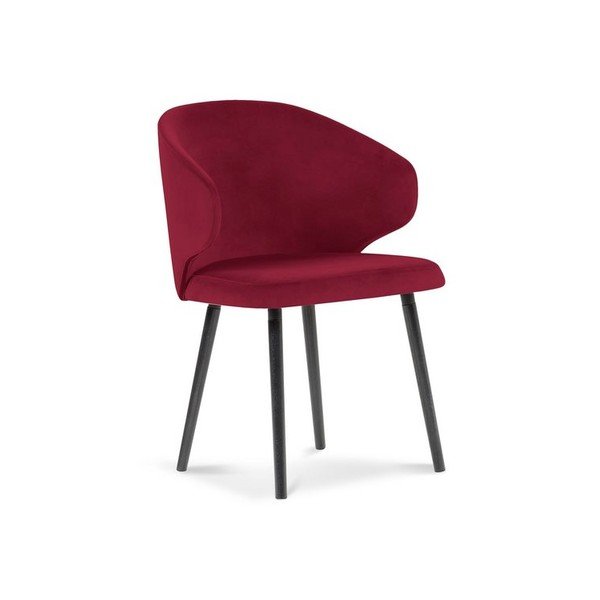 Sarkans samta ēdamistabas krēsls Windsor & Co Sofas Nemesis