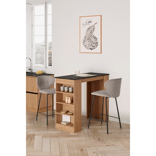 Bēši bāra krēsli (2 gab.) (sēdekļa augstums 67 cm) Maura – Marckeric-image-1