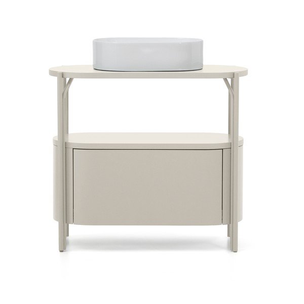 Balts skapītis zem izlietnes 90x81 cm Arely – Kave Home-image-3