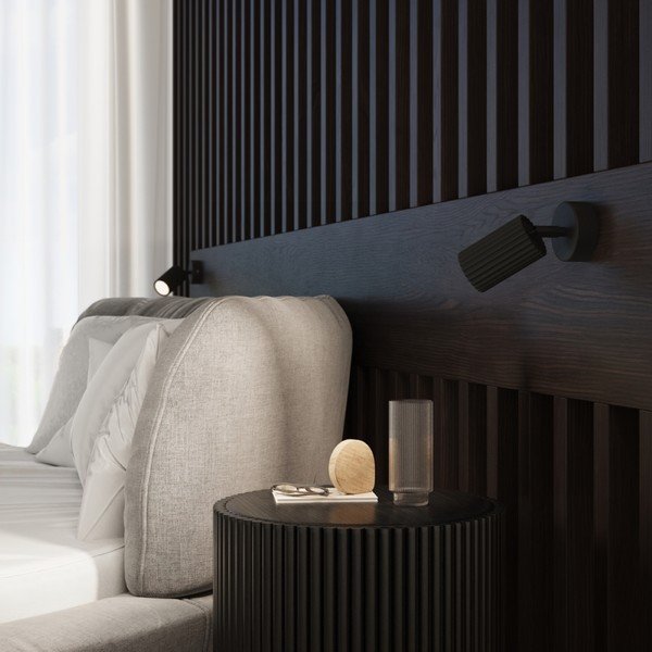 Melna prožektora tipa lampa 8x16 cm Gleam – Sollux-image-3