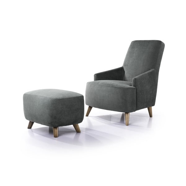 Antracīta pelēks kāju soliņš Scandic Slope-image-2