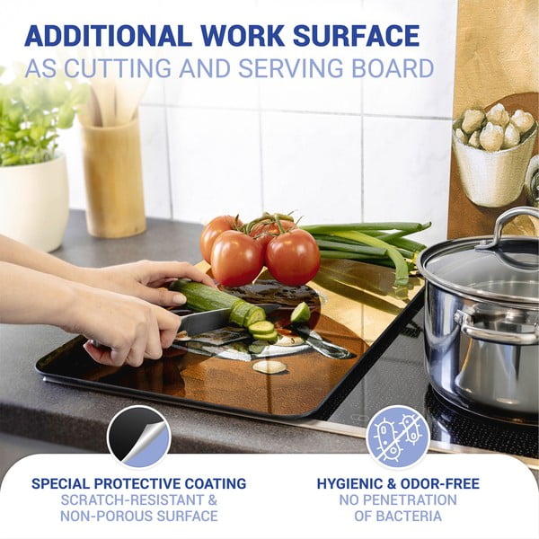 Stikla aizsargplāksnes plītij (2 gab.) Wenko Coffee-image-4