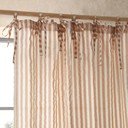 Terakotas oranžs dienas aizkars 140x229 cm Zanzibar Stripe – Pineapple Elephant