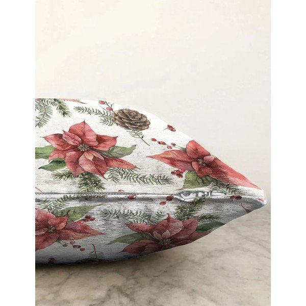 Spilvendrāna ar Ziemassvētku motīvu 43x43 cm – Mila Home-image-1