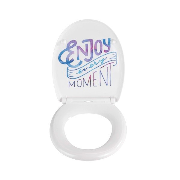 Tualetes poda sēdeklis ar vieglu aizvēršanu Wenko Enjoy, 45 x 38 cm-image-1