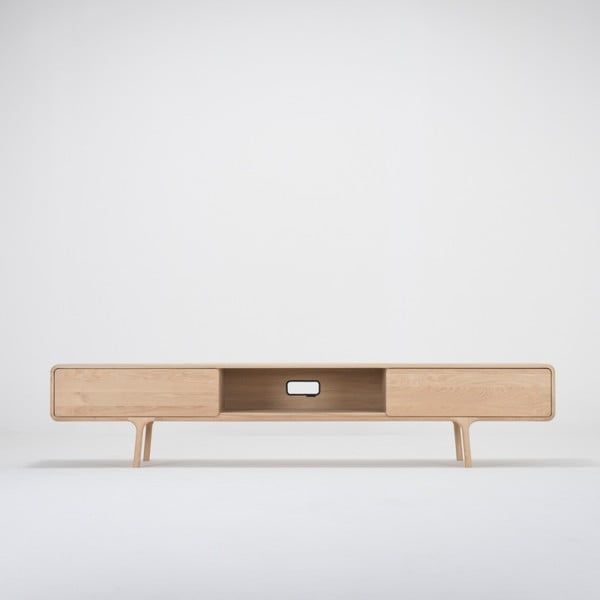 Ozolkoka TV kumode ar 2 atvilktnēm Gazzda Fawn-image-3