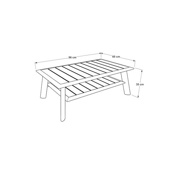 Dārza sānu galdiņš 60x96 cm Spring – Ezeis-image-3