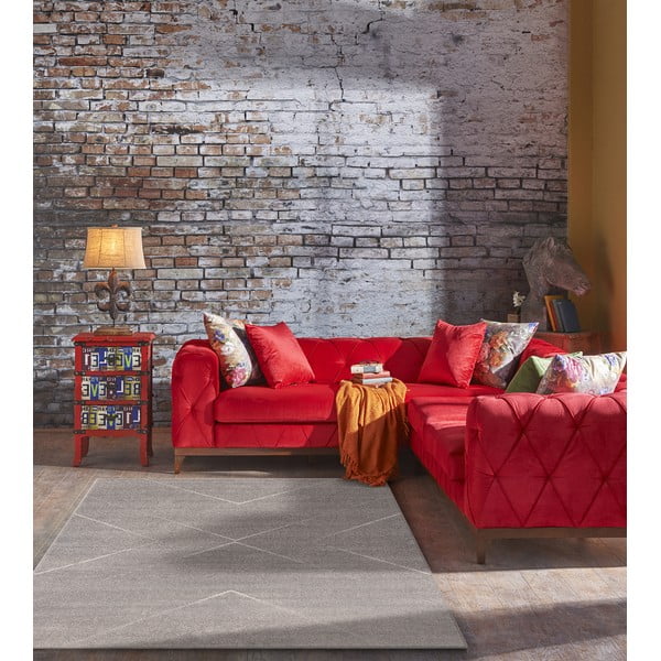 Pelēks paklājs 80x160 cm Lori – FD-image-1