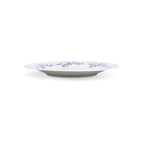Balts/zils servēšanas porcelāna šķīvis ø 32 cm Retro – BonBistro-image-4