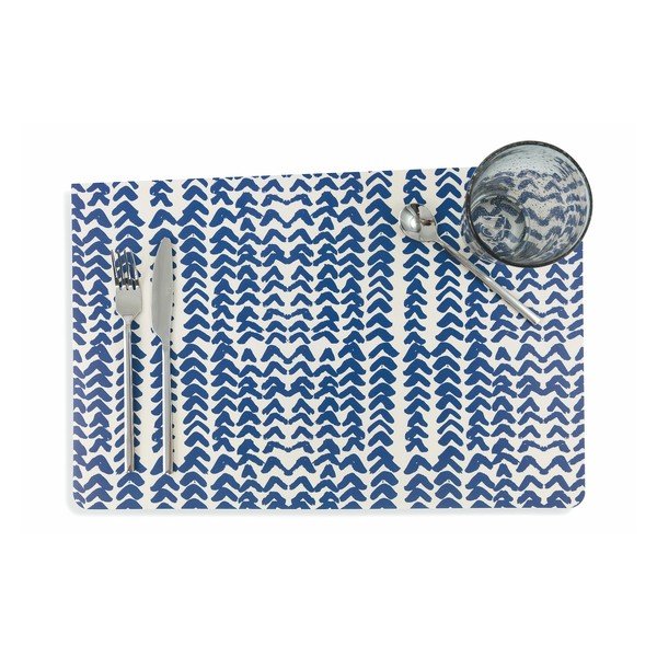 6 zilu Villa d'Este Masai zilo paliktņu komplekts-image-1