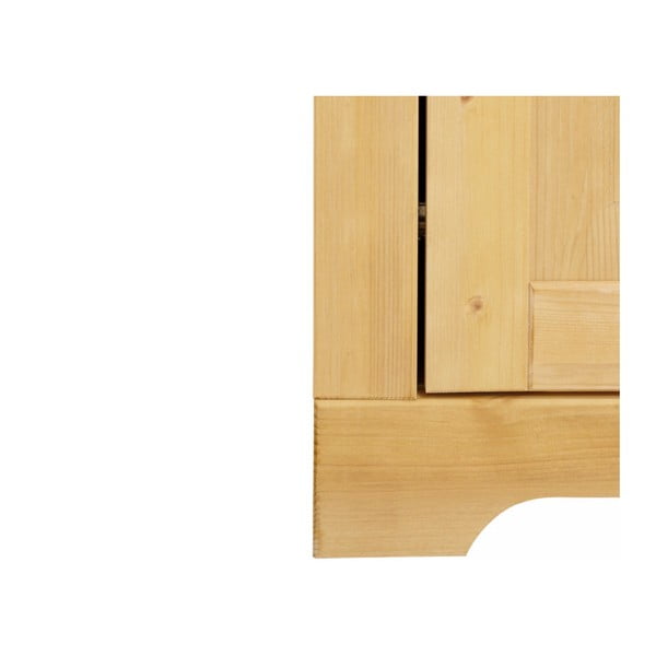 Dabīga toņa priedes masīvkoka vitrīna 180x35 cm Lisa – Støraa-image-4