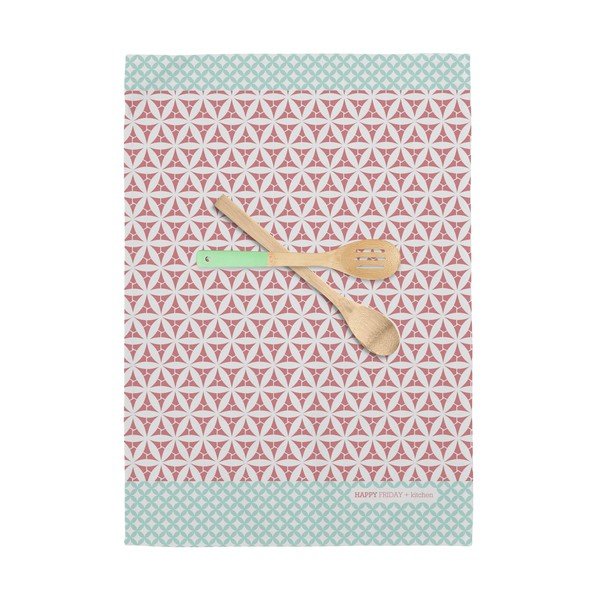 2 kokvilnas virtuves dvieļu komplekts Happy Friday Basic Floral Branch, 70 x 50 cm-image-3