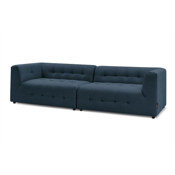 Tumši zils dīvāns 324 cm Kleber – Bobochic Paris-image-3
