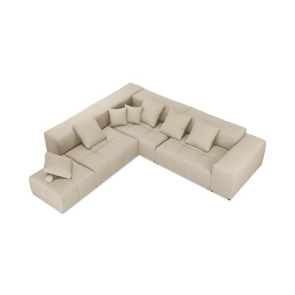 Bēšs stūra dīvāns (maināms stūris) Rome – Cosmopolitan Design -image-3