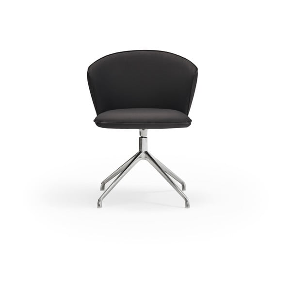 Melni polsterēti ēdamistabas krēsli (2 gab.) Add – Teulat-image-1