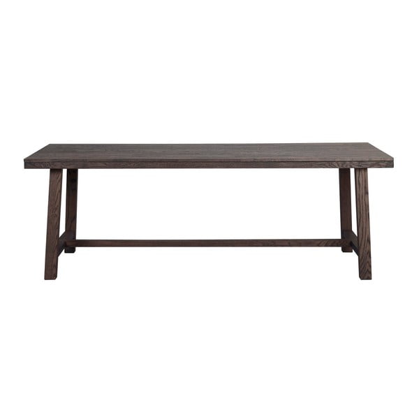 Tumši brūns ēdamgalds no ozolkoka Rowico Brooklyn, 220 x 95 cm-image-4