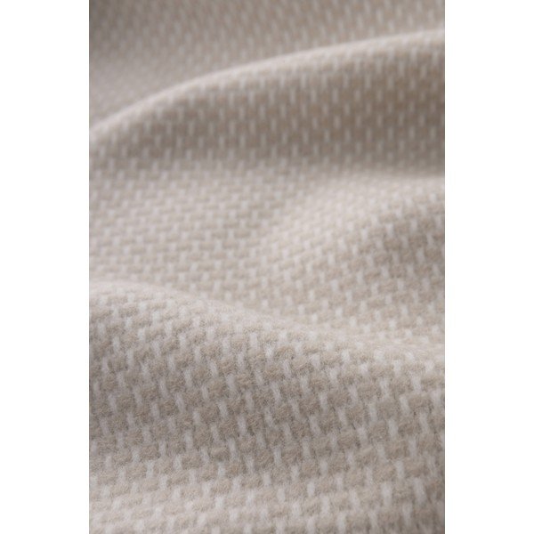 Bēšs pleds no kokvilnas maisījuma 140x180 cm Zen – Euromant-image-3