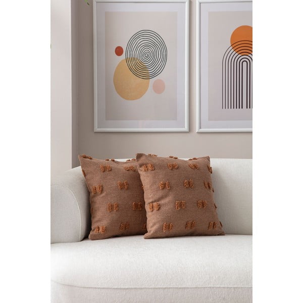 Spilvendrānas (2 gab.) 43x43 cm Tuffet – Mioli Decor-image-3