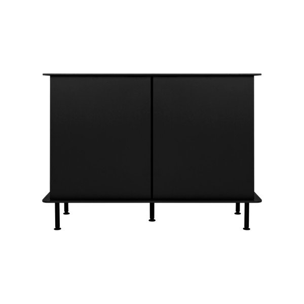 Melna kumode ar caurumu vadiem 120x88x50 cm Suumo – noo.ma-image-2