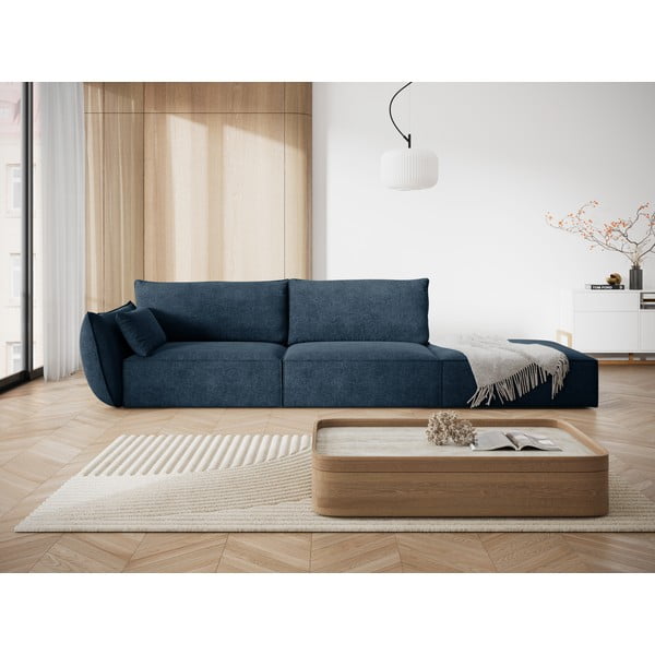 Tumši zils zvilnis (ar kreiso stūri) Vanda – Mazzini Sofas-image-1