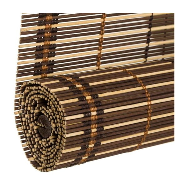 Tumši brūna bambusa rullo žalūzija 120x180 cm Natural Life – Casa Selección-image-2