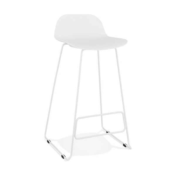 Balts bāra krēsls Kokoon Slade, sēdekļa augstums 76 cm