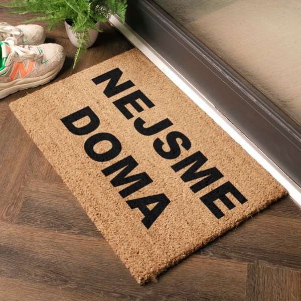 Kokosšķiedras kājslauķis 40x60 cm Nejsme Doma – Artsy Doormats-image-1