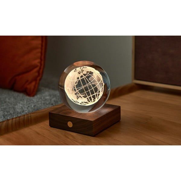 Tumši brūns gaismas dekors ar USB Amber – Gingko-image-3