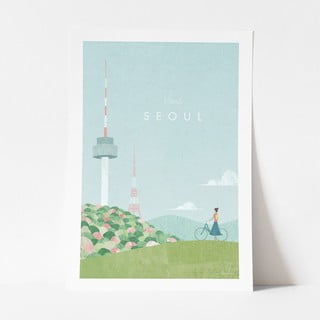 Plakāts Travelposter Seoul, 30 x 40 cm