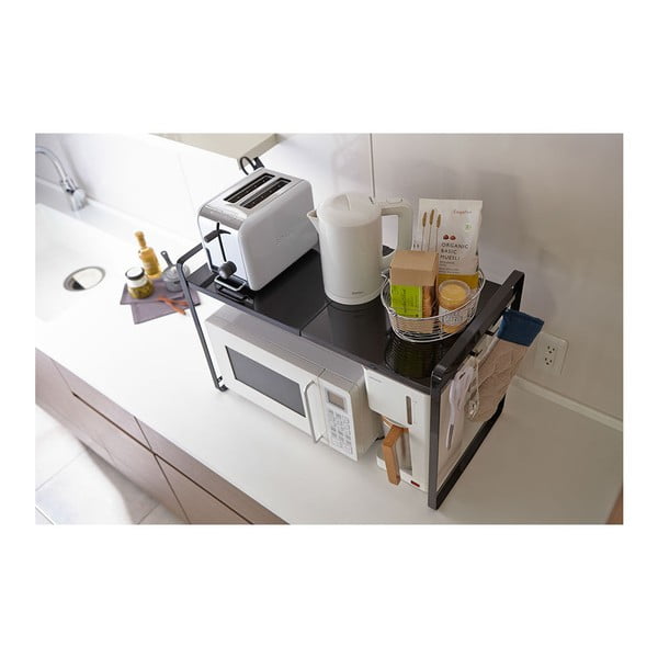 Melns regulējams virtuves plaukts YAMAZAKI Tower-image-4