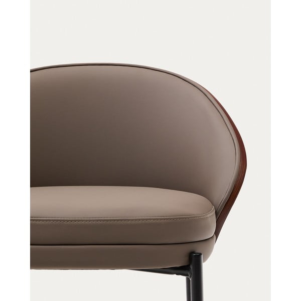 Brūns bāra krēsls (sēdekļa augstums 65 cm) Eamy – Kave Home-image-3