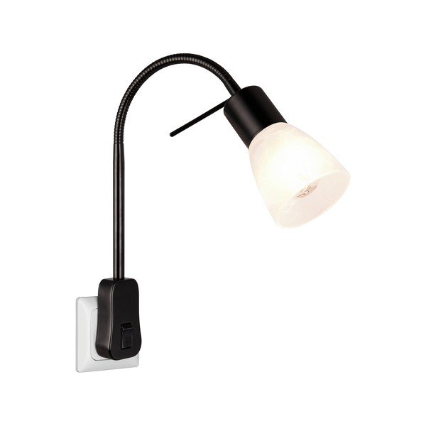 Melna sienas lampa ø 7 cm Levisto – Trio-image-2