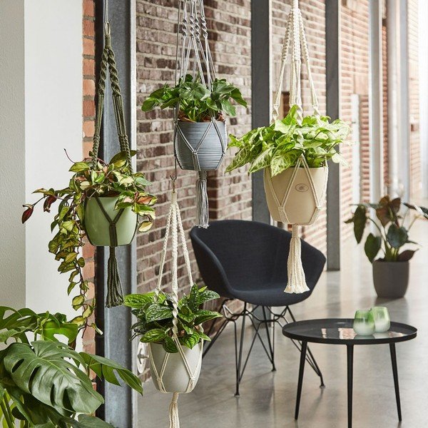 Pelēka piekaramo podiņu sistēma Big Pots, garums 90 cm-image-2