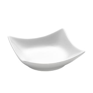 Balta porcelāna bļoda Maxwell & Williams Basic Wave, 10,5 x 10,5 cm