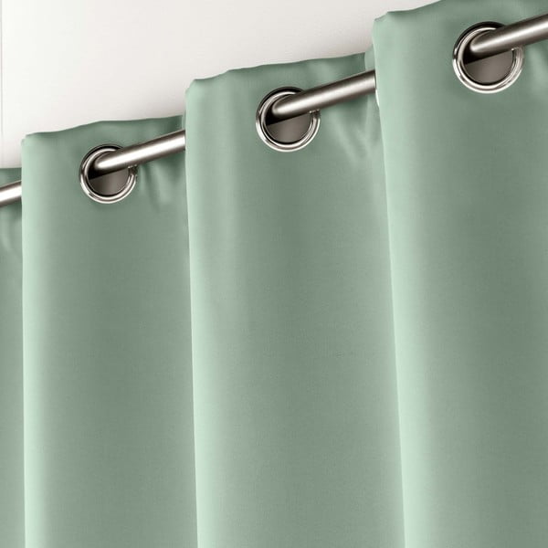 Gaiši zaļš gaismu necaurlaidīgs aizkars 135x180 cm Occult – douceur d'intérieur-image-1