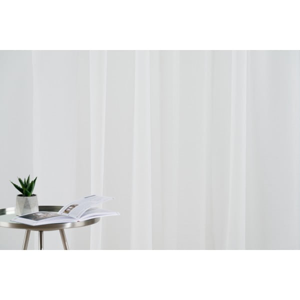 Bēšs dienas aizkars no voiles 140x245 cm Crush – Mendola Fabrics-image-1