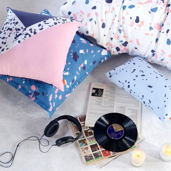 Kokvilnas spilvendrāna Blanc Terrazzo, 60 x 60 cm-image-2