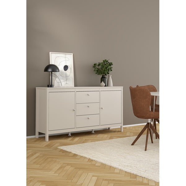 Pelēkbēša kumode 152x80x38 cm Madrid – Tvilum-image-3