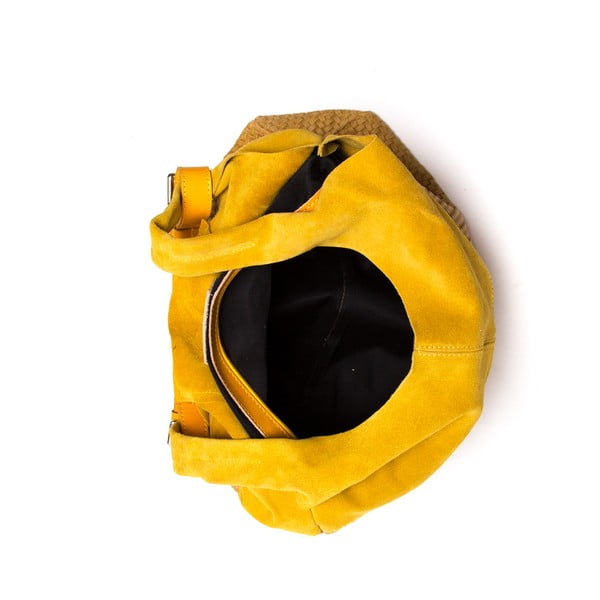 Ādas rokassoma Mangotti 875 Giallo-image-3