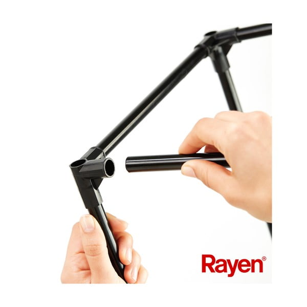 Pelēks tekstila drēbju skapis 105x161 cm – Rayen-image-3