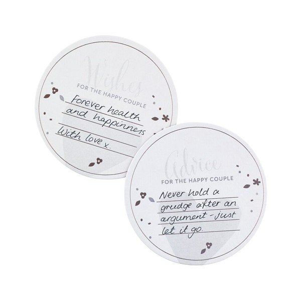 Paplātes kāzu viesiem ar vietu ziņai Busy B-image-2