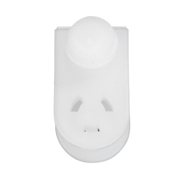 Balti dušas aizkaru āķi (12 gab.) 2 cm Era – Wenko-image-1